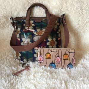 Fossil Crossbody Bag and Fossil Zip Pouch